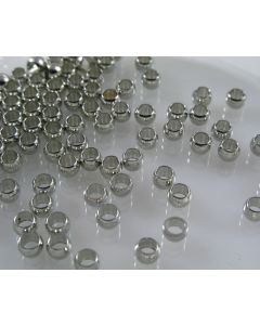 Mesing stoperi za nakit veličine 4 mm. Boja inoxa (MKOK-STOP-4mmNIK)