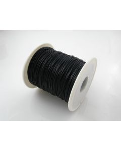 Pamučni voskirani kanap 1mm- boja crna (PAM-VK-K01)