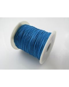 Pamučni voskirani kanap 1mm- boja  plava (PAM-VK-K24)