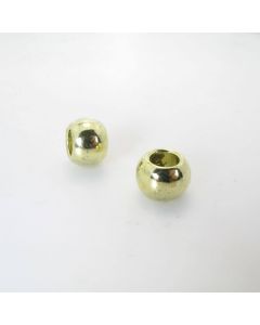 Metalna perla 11 x 8 mm, rupa oko 6 mm- boja antik zlatna ( R164AZ )