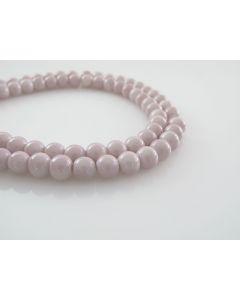 Bojene staklene perle  6 mm, rupa oko 1mm. Niz sadrži oko 135 perli. SP-PP122