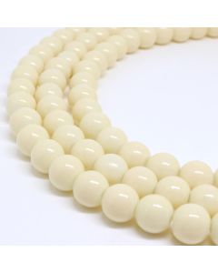Bojene staklene perle  8 mm, rupa oko 1mm. Niz sadrži oko 100 perli. ( SP-PP148 )