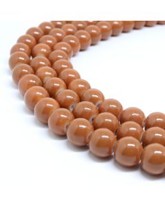 Bojene staklene perle  6 mm, rupa oko 1mm. Niz sadrži oko 135 perli. (  SP-PP177 )
