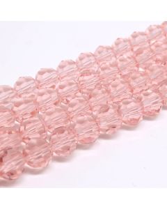 Brušene okrugle staklene perle  6 mm, rupa oko 1mm. Niz sadrži oko 100 perli.( SPO026)
