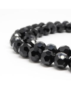 Brušene okrugle staklene perle  6 mm, rupa oko 1mm. Niz sadrži oko 100 perli.( SPO066)