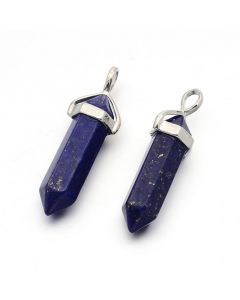 Privesci od kamena Lapis lazuli 30-37x12mm