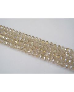 Brušeno staklo Rondele 6x4 mm ST024/1