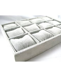 Kutija sa jastučićima za izlaganje narukvica, dimenzija kutije 35x24x4cm, dimenzija jastučića 7x8.5cm  (STAK3)