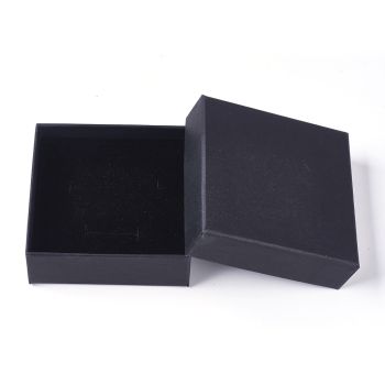 Kutije za nakit sa sundjerom, sa izrezima za prstenje, ogrlice i narukvice 9x9x3cm (25PI12)