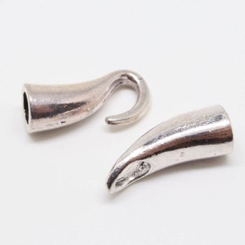 Link kopča za kanap, kožu...  32x6 mm (ukupno), otvor 4 mm- boja antik srebra (10204002)