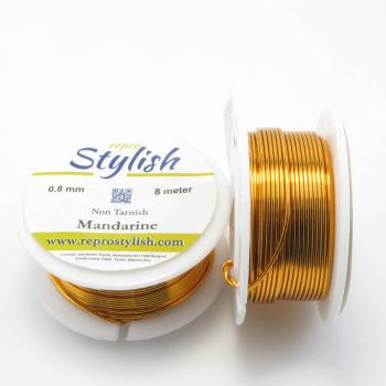 Posrebrena žica Mandarine-Non Tarnish  0,5 mm.1020MAN-05