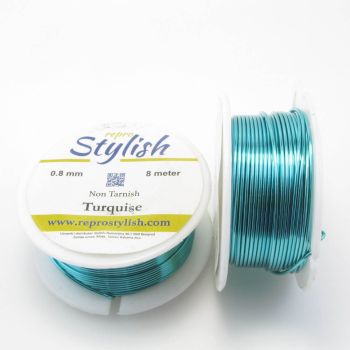 Posrebrena žica Turquise-Non Tarnish  0,5 mm.1020TUR-05