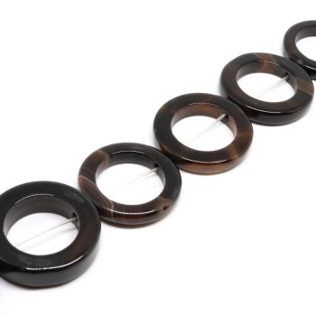 Prirodni Ahat perle alke 30x5mm-otvor oko 20 mm ( 1103035 )