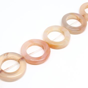 Prirodni Ahat perle alke 30x5mm-otvor oko 20 mm ( 1103037 )