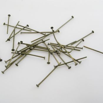 Ekser iglice/pinovi 45 mm x 0,8 mm  boja antik bronza (112118)