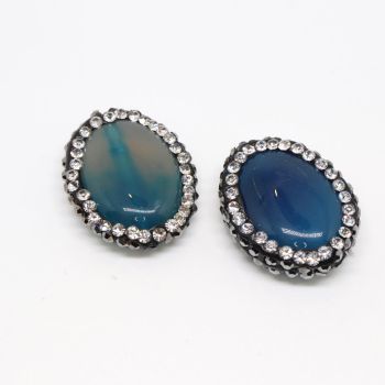 Ukrasna perla  od Ahata 20 x 16 mm ( 113004 )