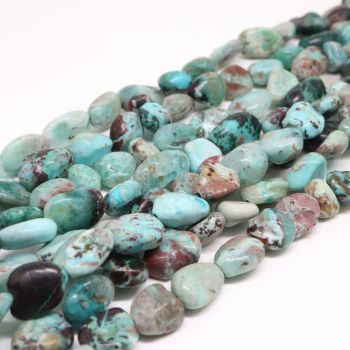 Prirodni Afrički Tirkiz nuget 8-12x6-10 mm ( 1137002 )