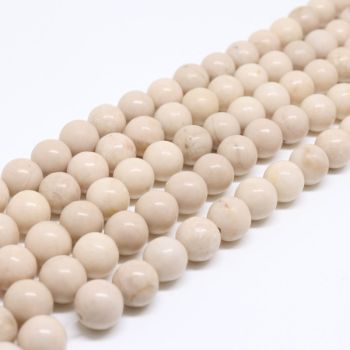 Prirodni Fosil perle 6 mm ( 1137003 )