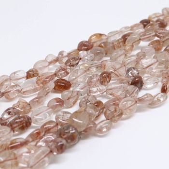 Prirodni zlatni Rutil Kvarc  nuget 8-10x6-8 mm ( 1137006 )