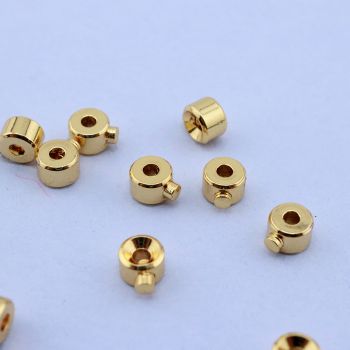 Stoperi za nakit, 18k Pozlata...P-144503