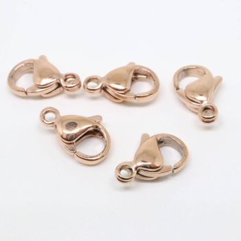 Kopča 11x7 mm  304 Stainless Steel-boja Rose Gold  ( 2021013 )