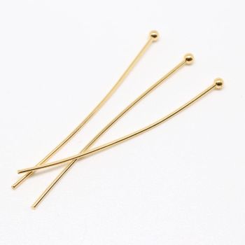 304 Stainless Steel igla sa kuglicom  40 mm x 0,8mm- boja Gold ( 2031003 )