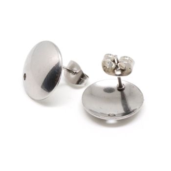 304 Stainless Steel Igle za minđuše 13mm, rupa : 1mm; igla: 0.8mm ( 2040020 )