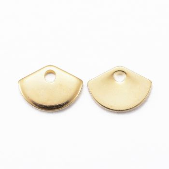 Privezak 304 Stainless steel 5.5x7.5x1mm boja zlata  ( 207004 )
