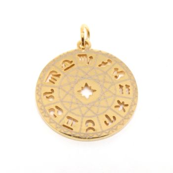 Privezak 304 Stainless steel 22.5x19.5x1mm - boja zlata ( 207012 )