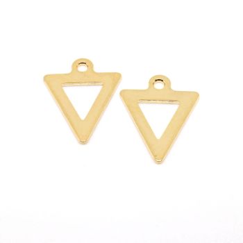 Privezak 304 Stainless steel  12x10x1 mm- boja GOLD ( 207040 )