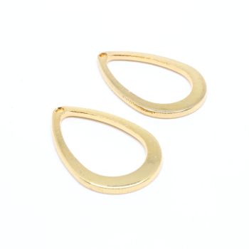 Privezak 304 Stainless steel  18x12x1 mm- boja GOLD ( 207041 )