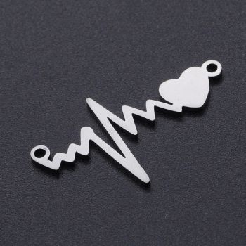 Link Impuls 304 Stainless steel 28x16x1mm, rupe 0,7mm ( 209115 )