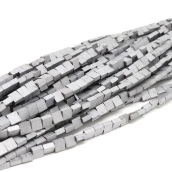Hematit perle 6x6x2,5 mm, boja  mat metalik srebro ( 2131246 )