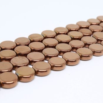 Hematit perle 7,5 x 3 mm, boja  metalik bakar ( 2131253 )