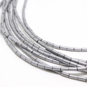 Hematit perle 3x1,3 mm, boja mat metalik srebro ( 2131275 )