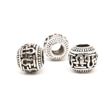 Perla 10x9 mm antik srebro (  230004 )