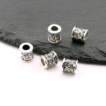 Metalna livena perla 10x8 mm, rupa 5mm…23MK11/13753B