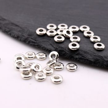 Metalna livena perla 6x2mm, rupa 3mm…23MK03A/12273B