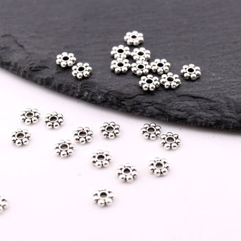 Metalna livena perla 5x1.5 mm, rupa 1.5mm…23MK14/89B