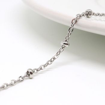 304 Stainless steel lanac  2.5x2x0.5mm    ( 261018 )