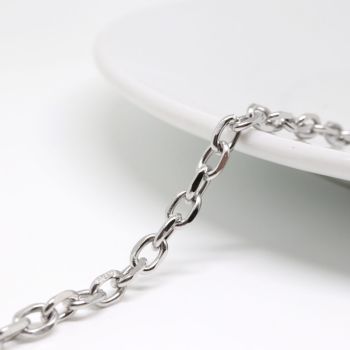 304 Stainless steel lanac- 9 x 6 mm  ( 26102 )