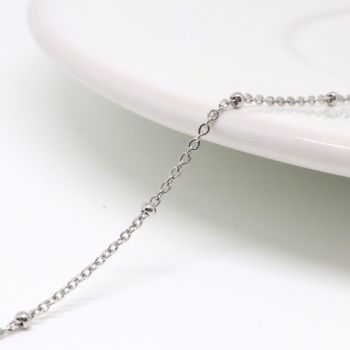 304 Stainless steel lanac  1.5x1mm   ( 261020 )