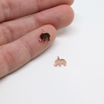 Privezak Slon  Rose Gold 10x8 mm (  331016)