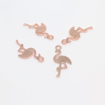 Privezak Flamingo  Rose Gold 17x10 mm (  331023 )