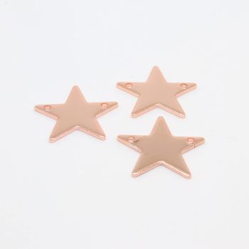 Konektor  pozlata Rose Gold 15x15mm (  331050 )