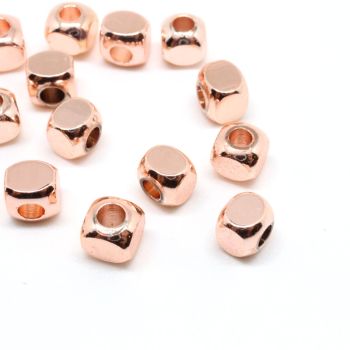 Perla 4x4, rupa  oko 2 mm- 18K pozlata Rose Gold  (  331110 )
