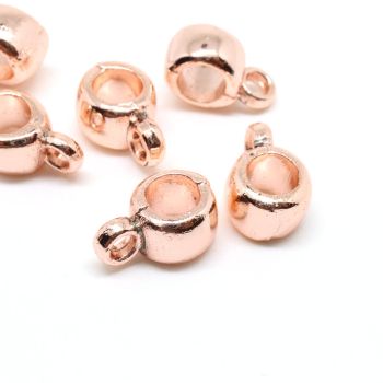 DrÅ¾aÄ priveska 10x6, rupa  oko 4 mm- 18K pozlata Rose Gold  (  331111 )
