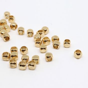 Perla pozlata Yellow Gold  2.5x2.5mm (  332049 )