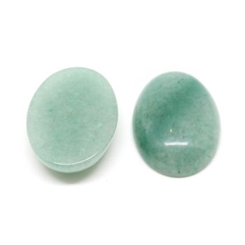 Kabašon 25x18  mm Aventurin Zeleni   ( 3400039 )