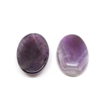 Kabašon 25 x 18  mm Ametist  ( 3400043 )